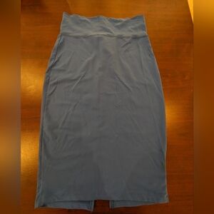 Bebe bright blue pencil skirt size medium